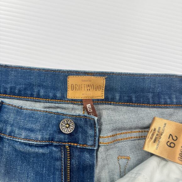 Driftwood Kelly Blueberry Blossom Jeans Women's 29 Floral Cottagecore Boho - Picture 9 of 16